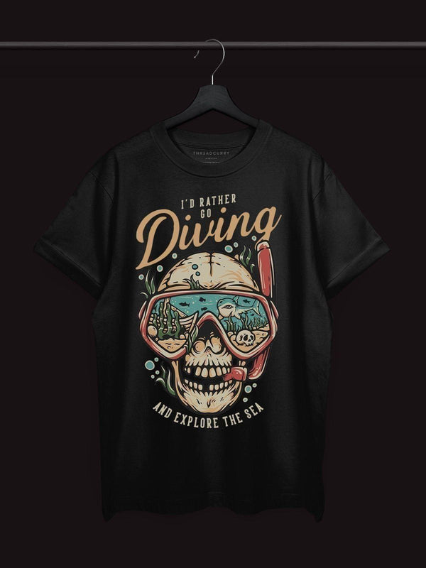 Hell Diving Tshirt - THREADCURRY