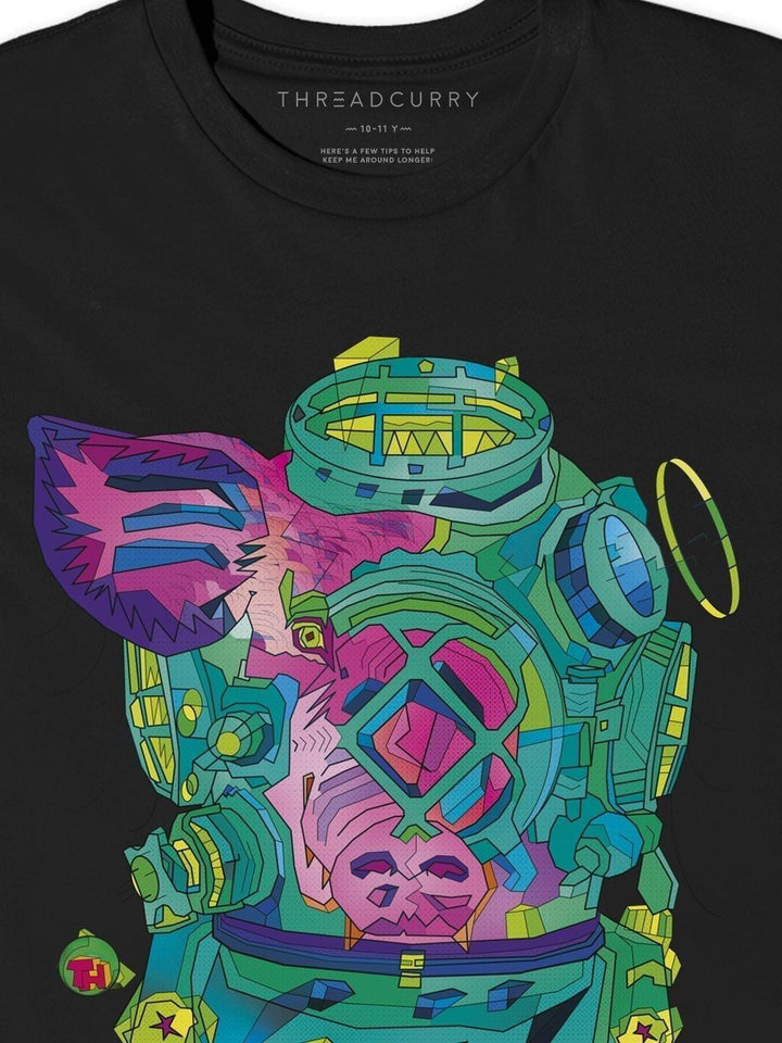 Psychedelic Diver Tshirt - THREADCURRY