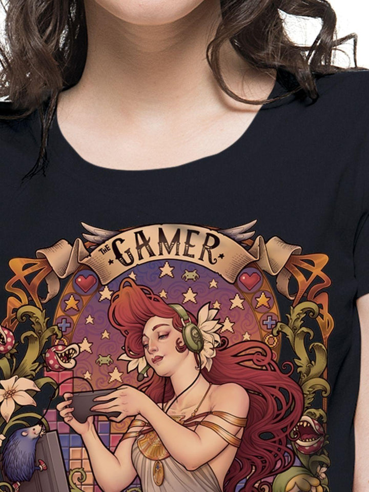 Gamer girl Tshirt - THREADCURRY
