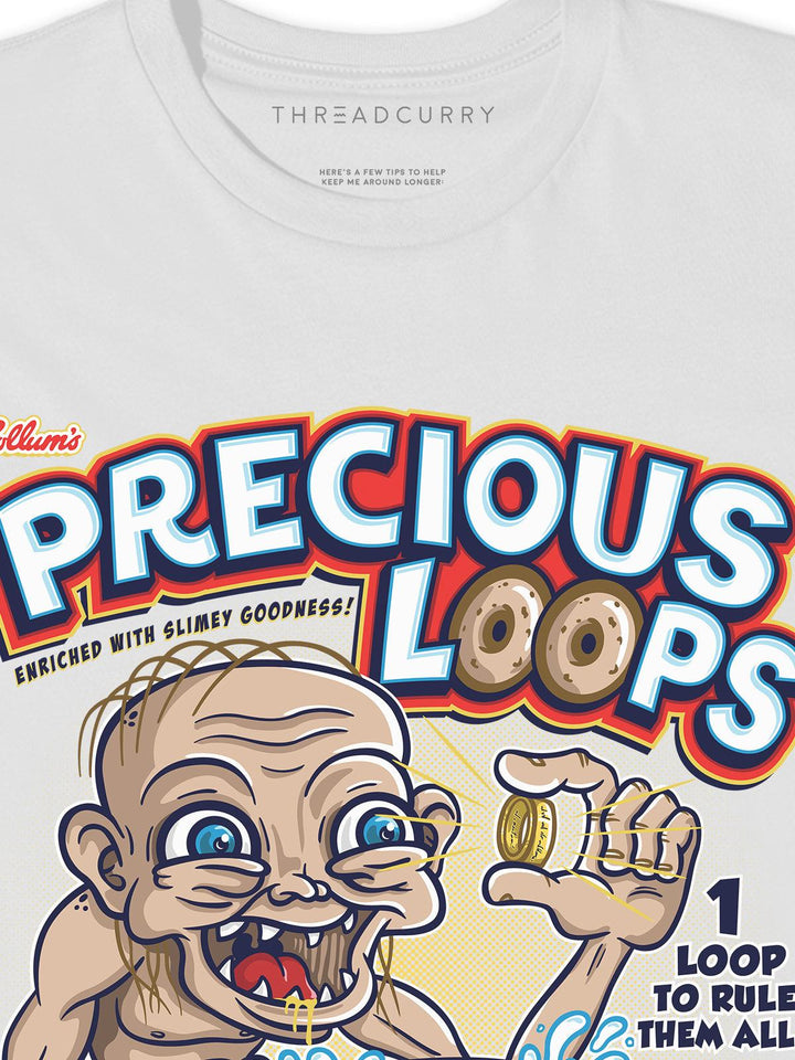 Rings Precious Loops Tshirt - THREADCURRY