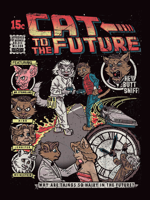 Cat to the Future Tshirt