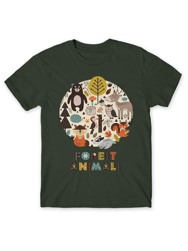 Forest Animals Tshirt - THREADCURRY
