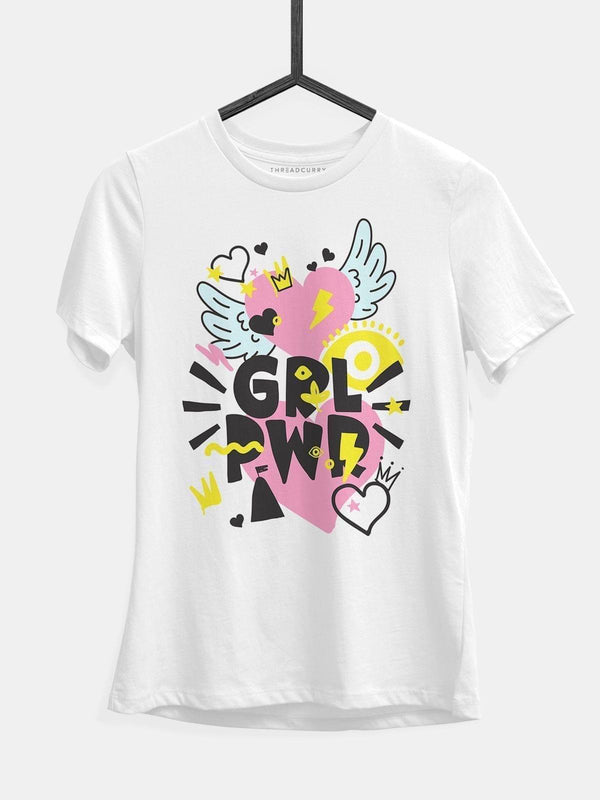 Girls With Wings Tshirt - THREADCURRY