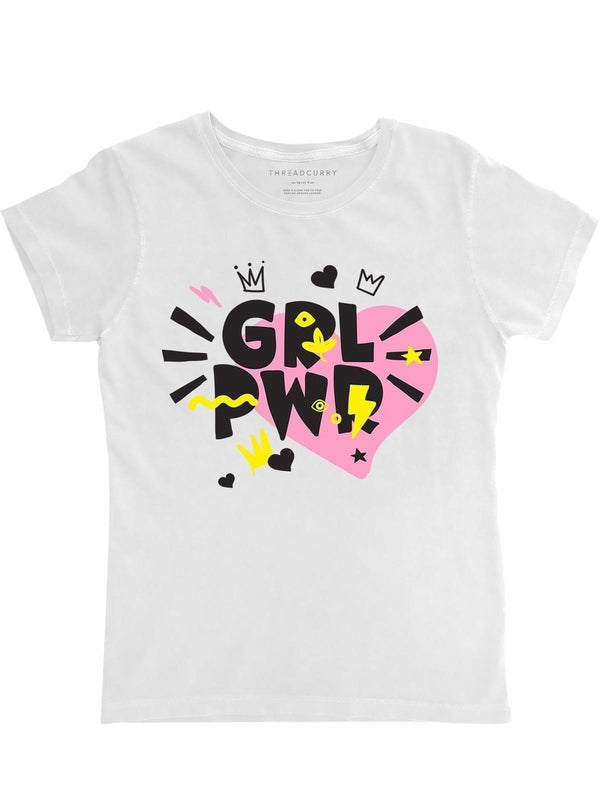 Girl Power Tshirt - THREADCURRY