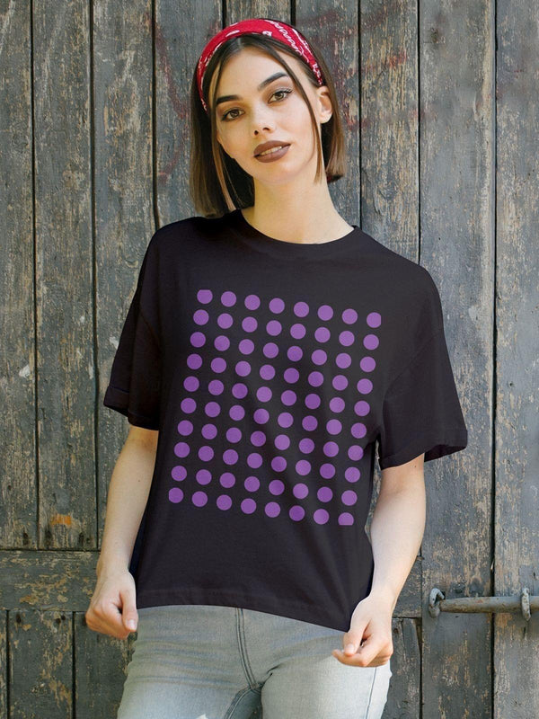 Purple Patterns Tshirt - THREADCURRY