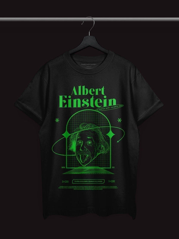 Albert Einstein Tshirt - THREADCURRY