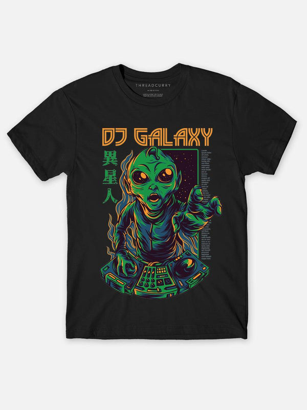 DJ Galaxy Tshirt - THREADCURRY