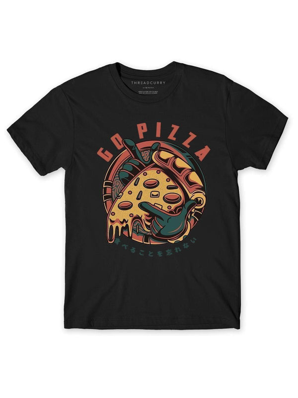 Go Pizza Tshirt - THREADCURRY