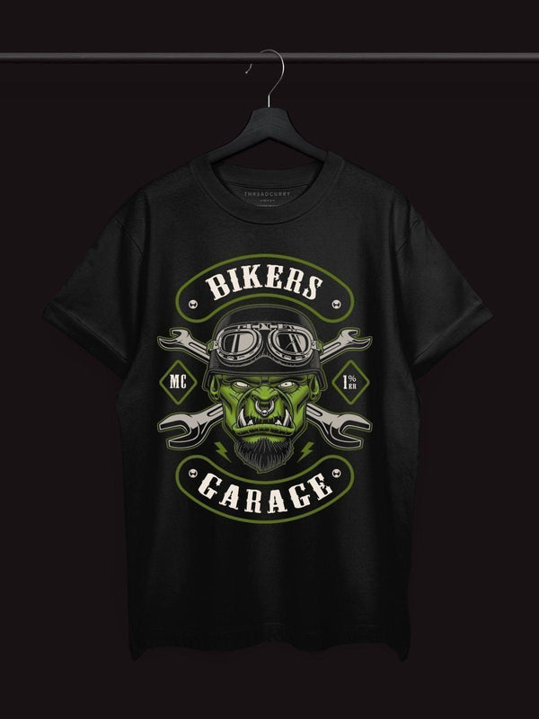 Bikers Garage Tshirt - THREADCURRY
