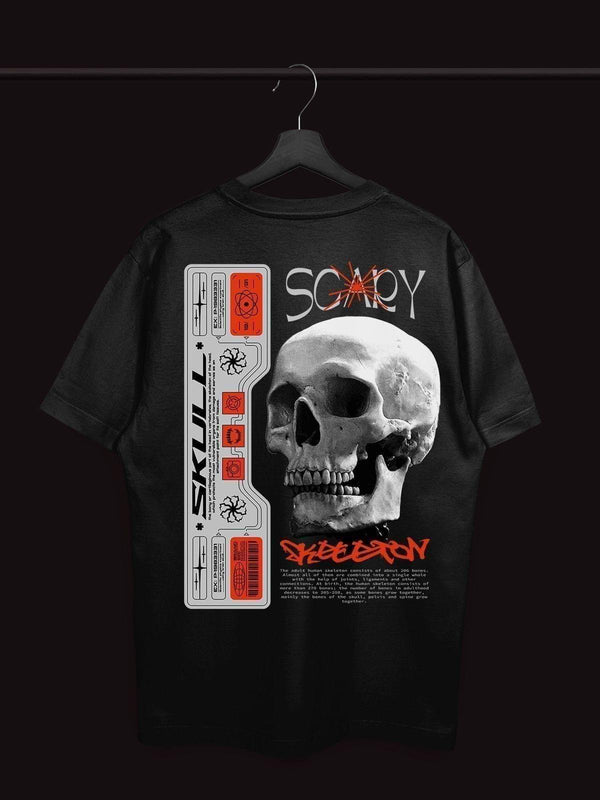 Scary Skull Tshirt - THREADCURRY