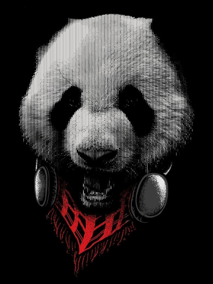 Stylish Panda Tshirt - THREADCURRY