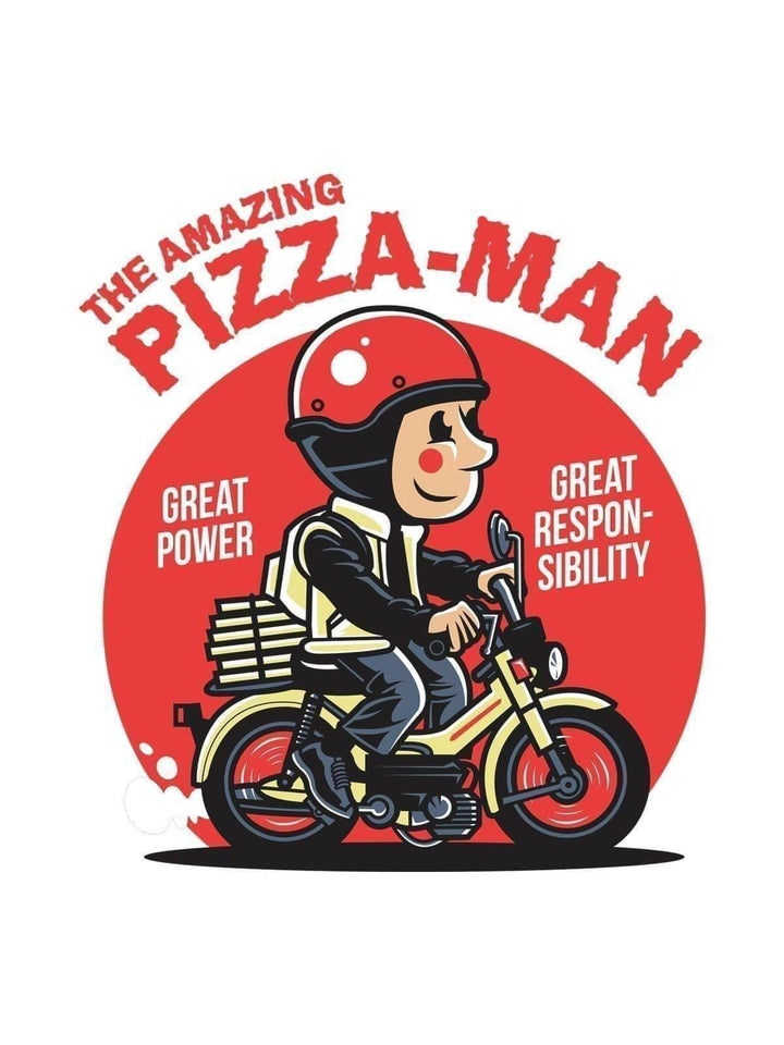 Pizza Man Tshirt - THREADCURRY