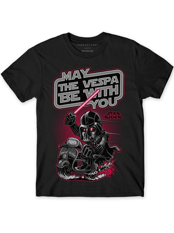Vespa Be With You Tshirt - THREADCURRY