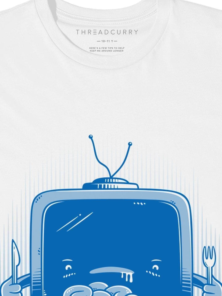 TV Eats Brains Tshirt - THREADCURRY