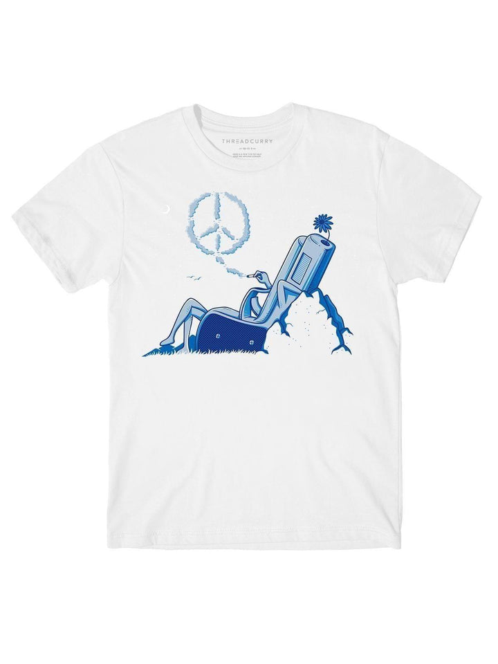 Smoke to Peace Tshirt - THREADCURRY