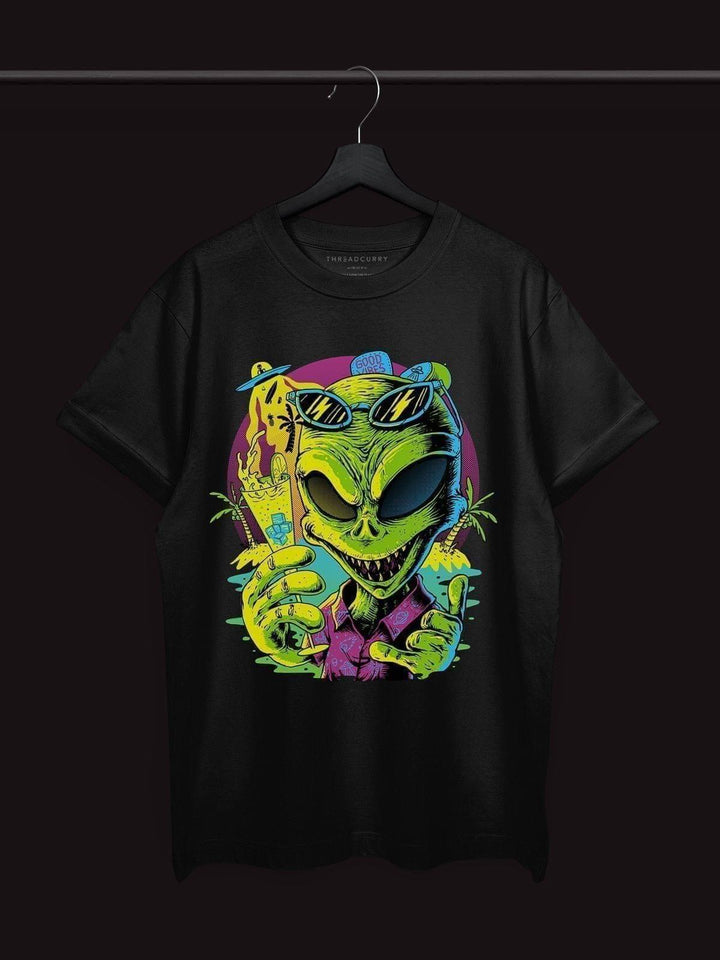 Alien Summer Tshirt - THREADCURRY