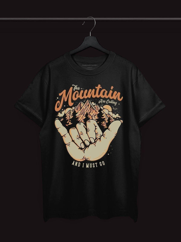 Mountain Calling Tshirt - THREADCURRY