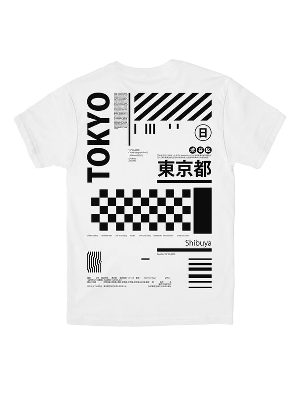 Tokyo Grid Tshirt