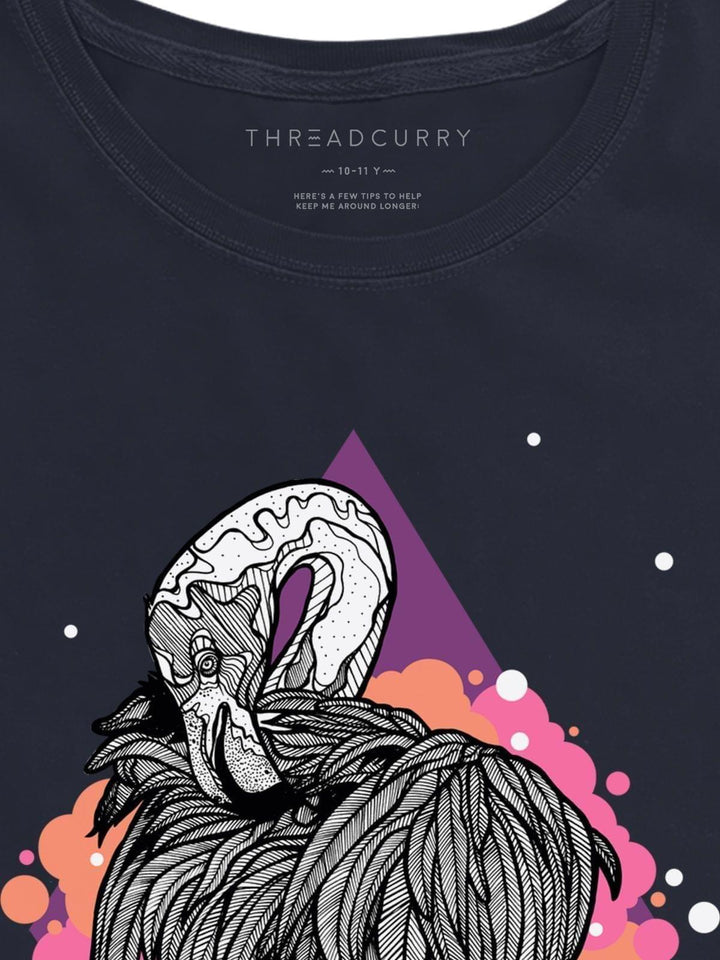 Swan Gathering Tshirt - THREADCURRY