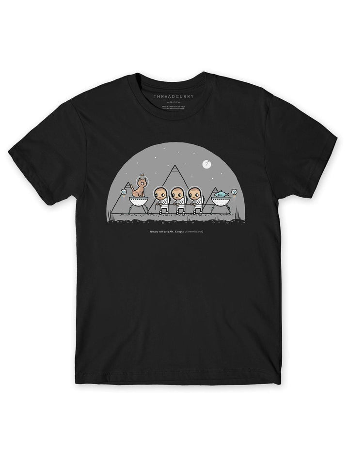 Feline Empire Space Tshirt - THREADCURRY