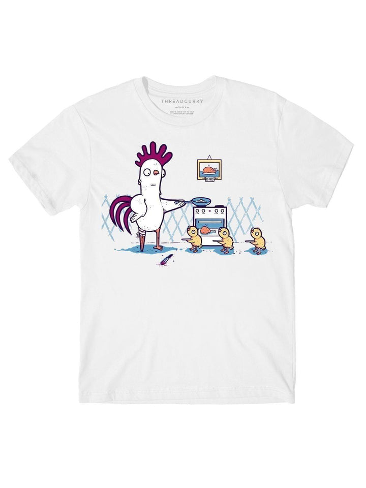 Chicken Irony Tshirt - THREADCURRY