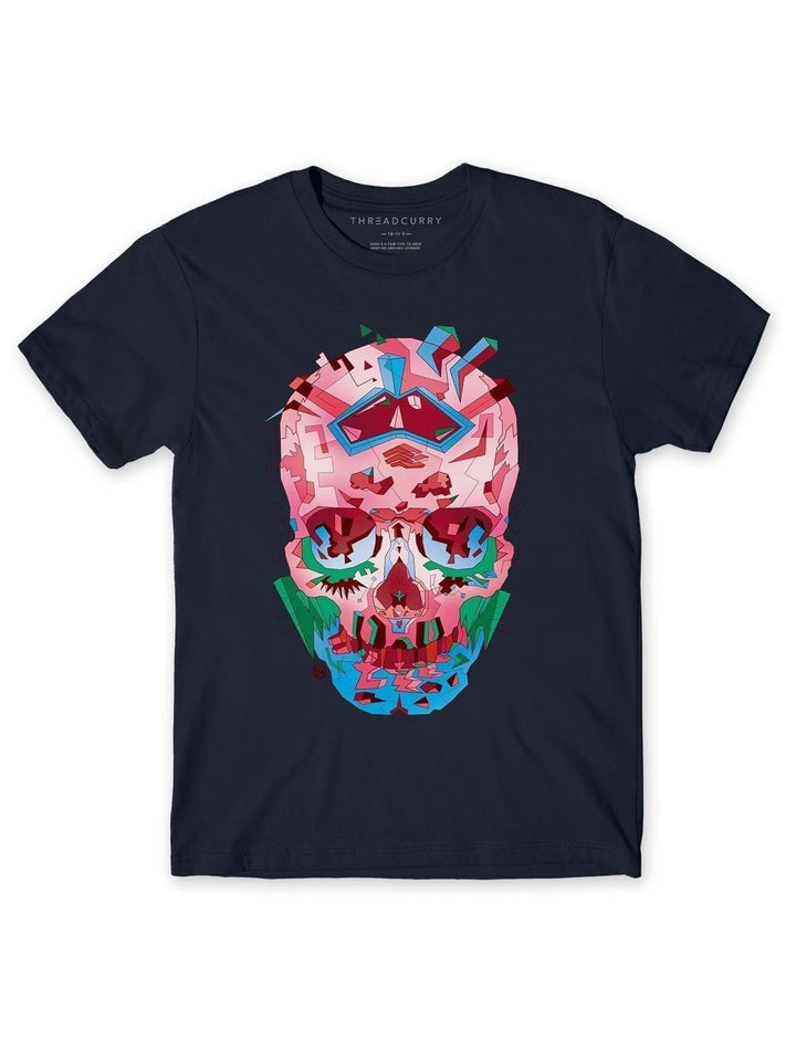 Pink Skull Tshirt - THREADCURRY