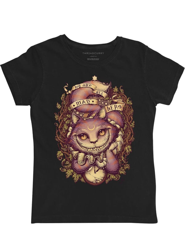 Cheshire Cat Tshirt - THREADCURRY