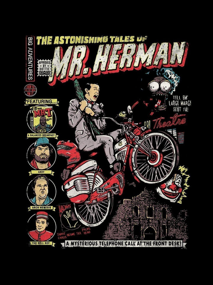 Astonishing Adventures Herman Tshirt - THREADCURRY