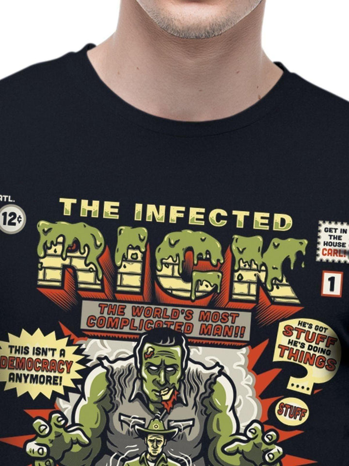 Infected Rick Grimes Tshirt - THREADCURRY