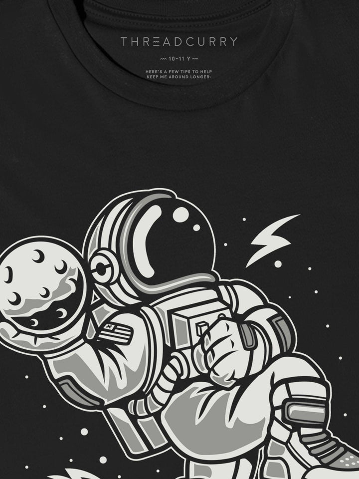 Astronaut Slamdunk Tshirt - THREADCURRY