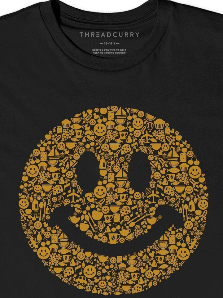 Smiley Tshirt - THREADCURRY