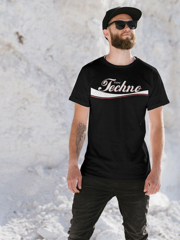 Enjoy Techno Tshirt - THREADCURRY