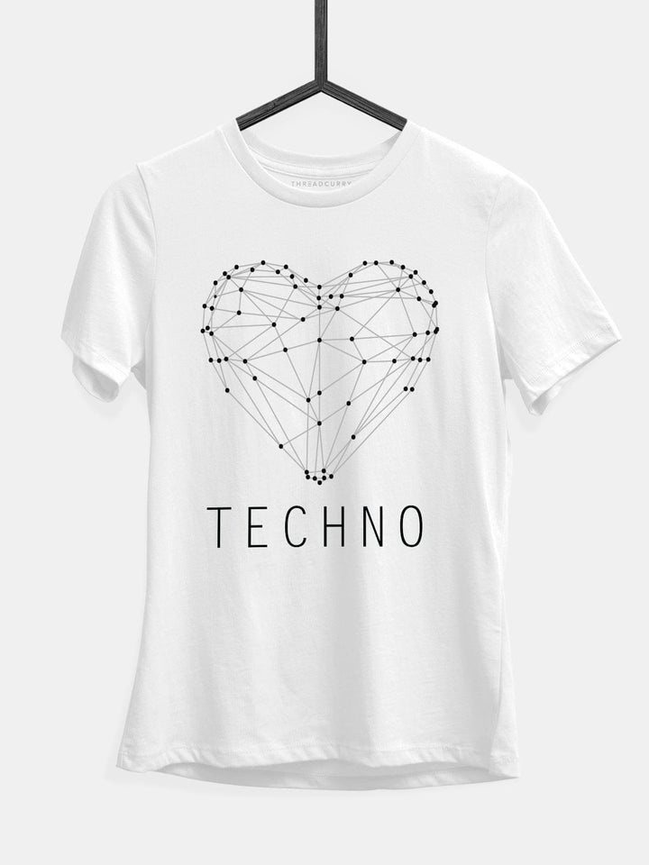 Love Techno Tshirt - THREADCURRY