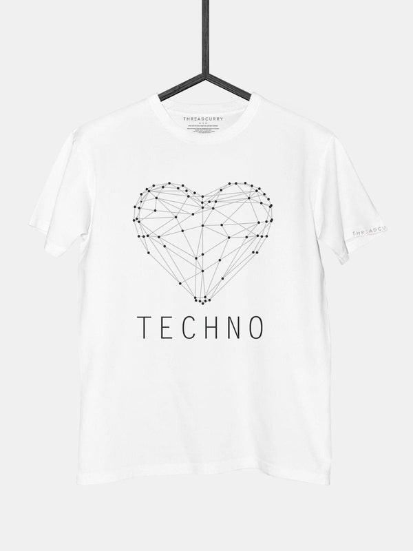 Techno Love Tshirt - THREADCURRY