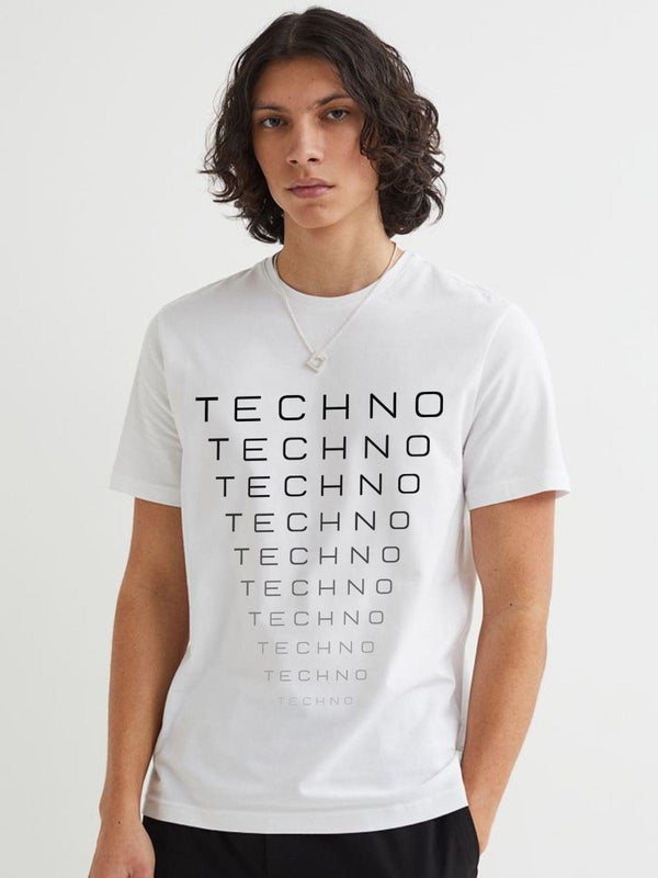 Techno Grid Tshirt - THREADCURRY