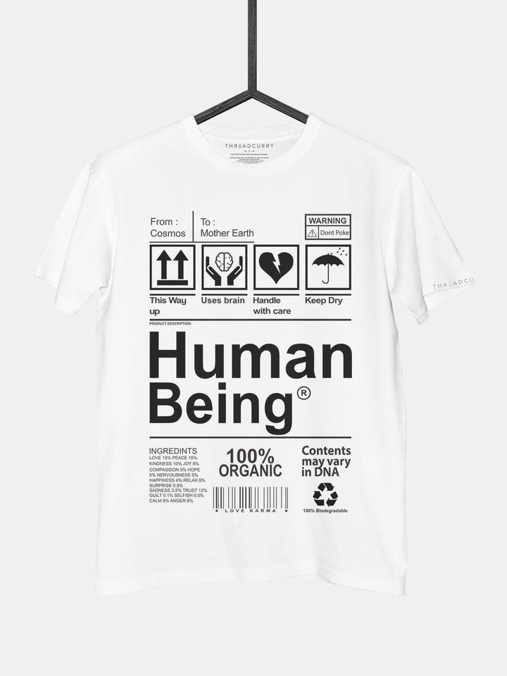 Human Being Tshirt - THREADCURRY