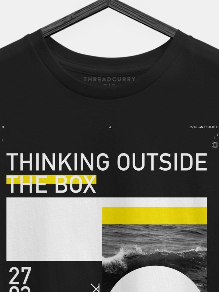 Thinking Outside The Box Tshirt - THREADCURRY
