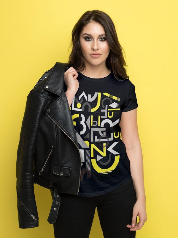 Funky Letters Tshirt - THREADCURRY