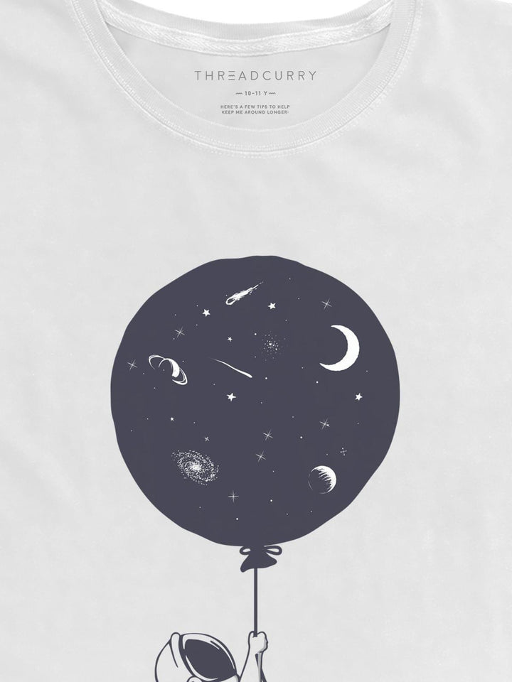 Space Balloon Tshirt - THREADCURRY