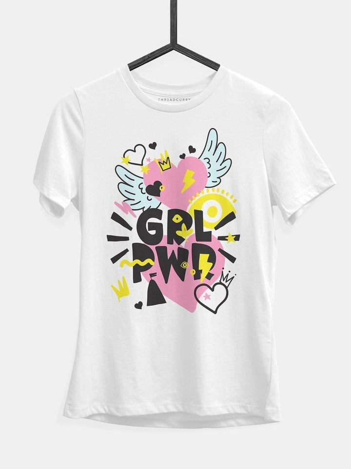 Girls With Wings Tshirt - THREADCURRY