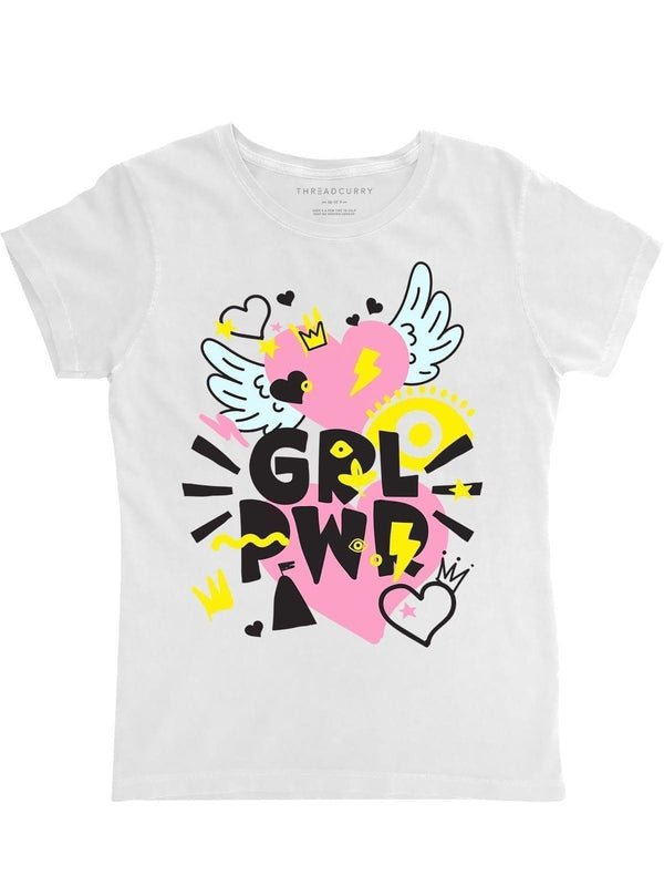 Girls With Wings Tshirt - THREADCURRY