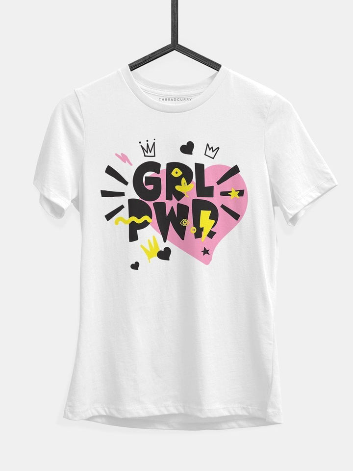 Girl Power Tshirt - THREADCURRY