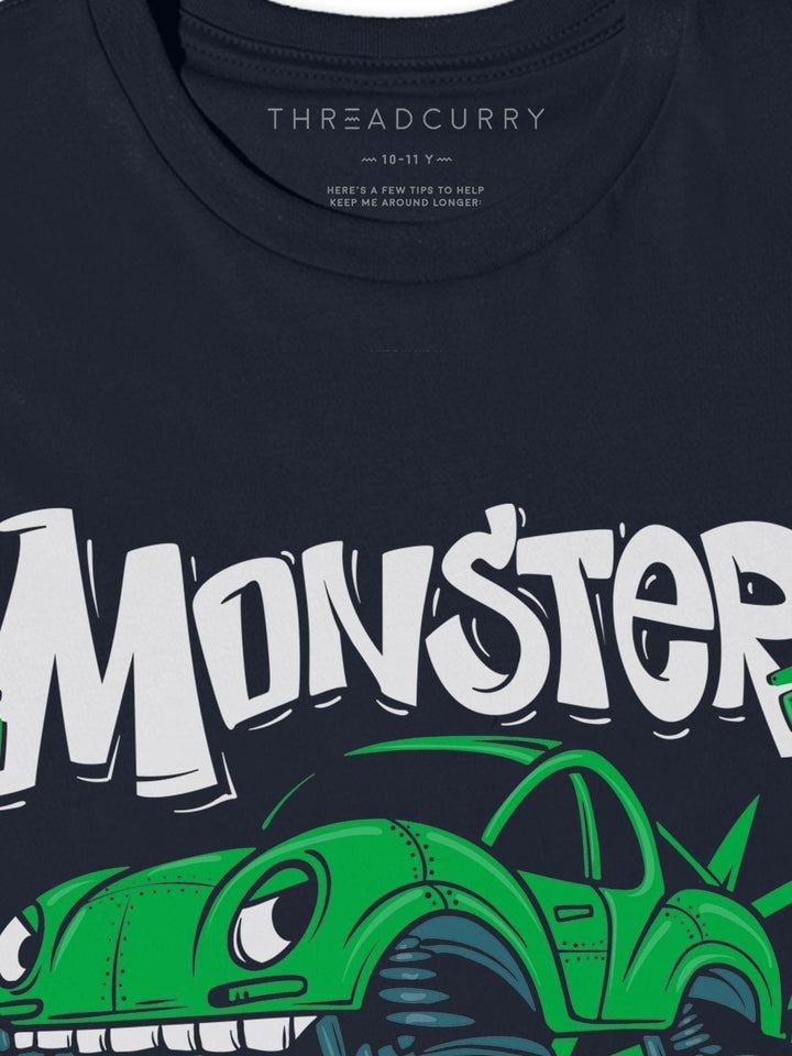 Rocking Monster Truck Tshirt - THREADCURRY