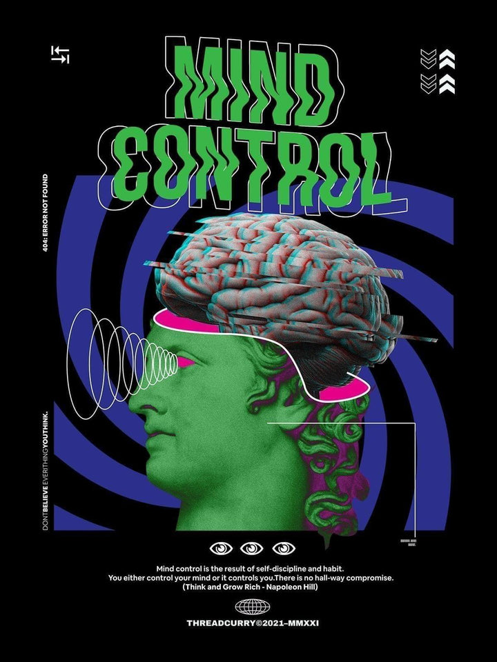 Mind Control Tshirt - THREADCURRY