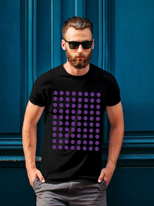 Purple Patterns Tshirt - THREADCURRY