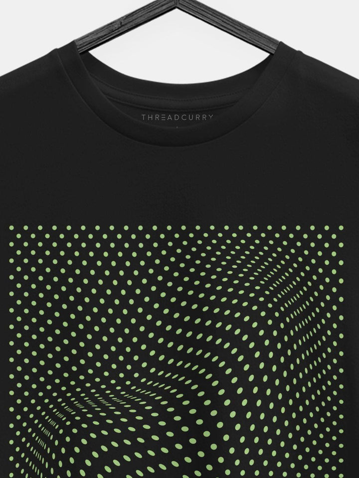 Green Kaleidics Tshirt - THREADCURRY