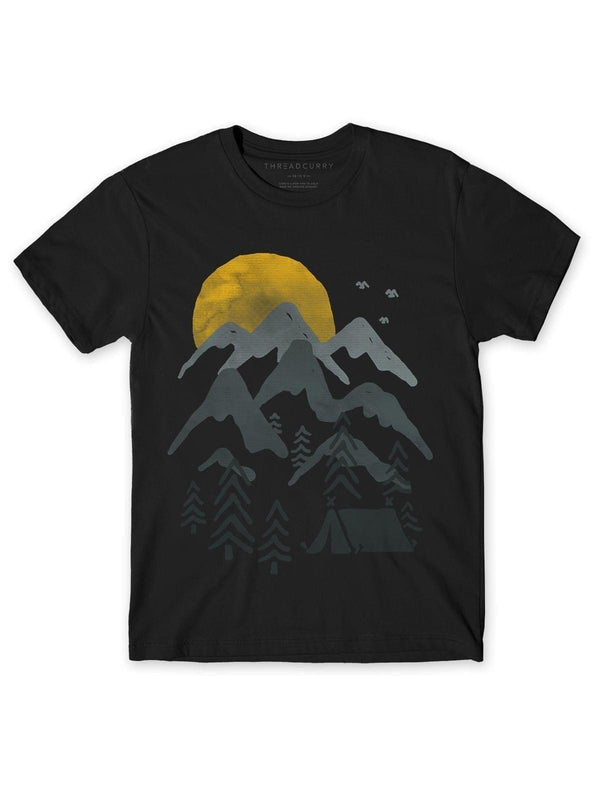 Under the Mountains Tshirt - THREADCURRY