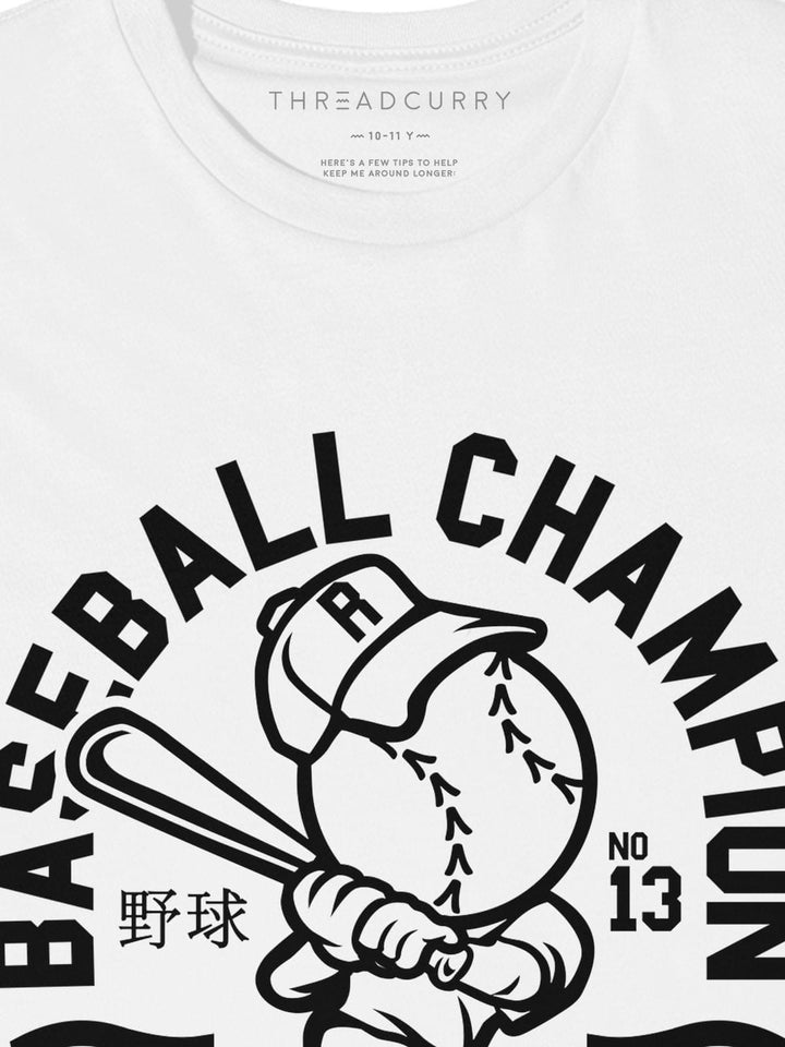 Baseball Champion Tshirt - THREADCURRY