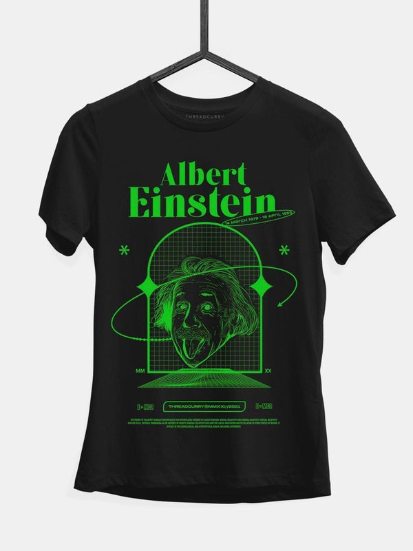 Albert Einstein Tshirt - THREADCURRY