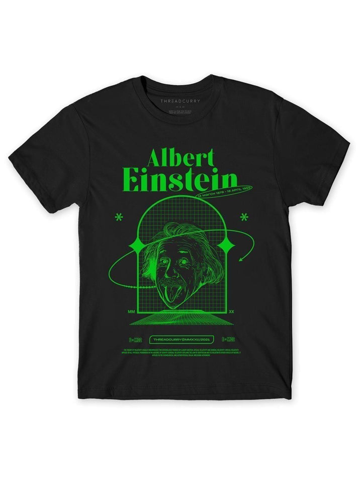 Albert Einstein Tshirt - THREADCURRY